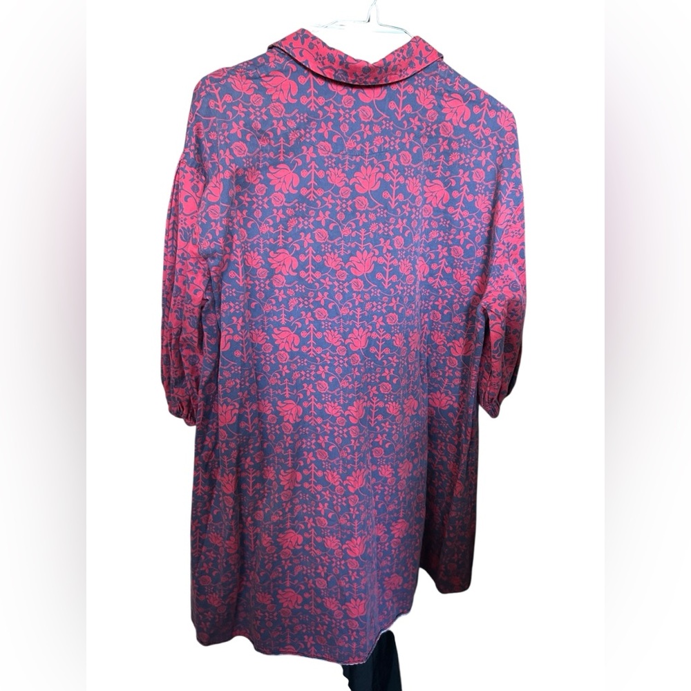 Anthropologie Sachi & Babi Nightingale Mini Dress Size Small❤️💙 - Picture 7 of 8